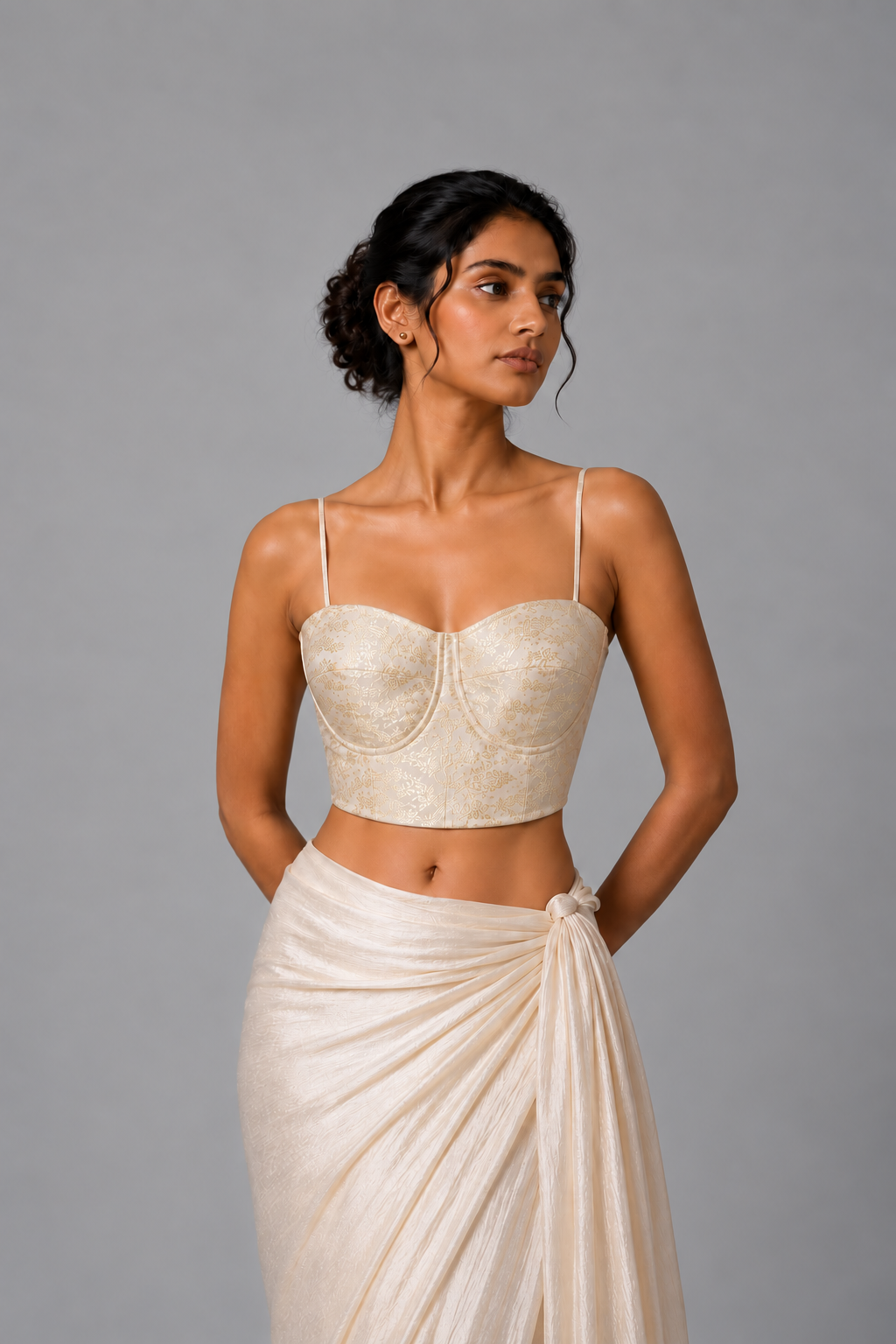 Ivory Bloom Corset
