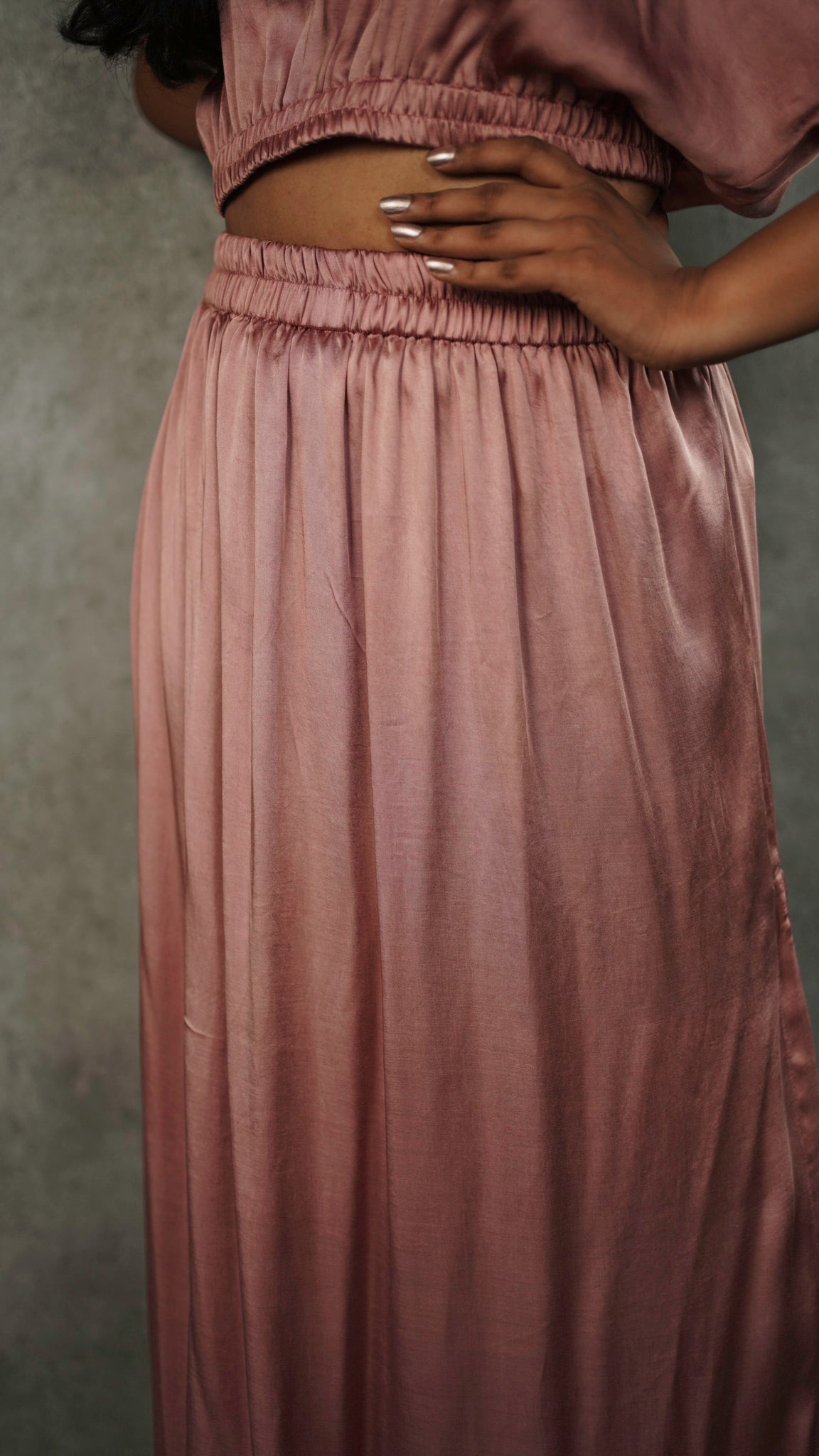 Primrose Satin Skirt Set