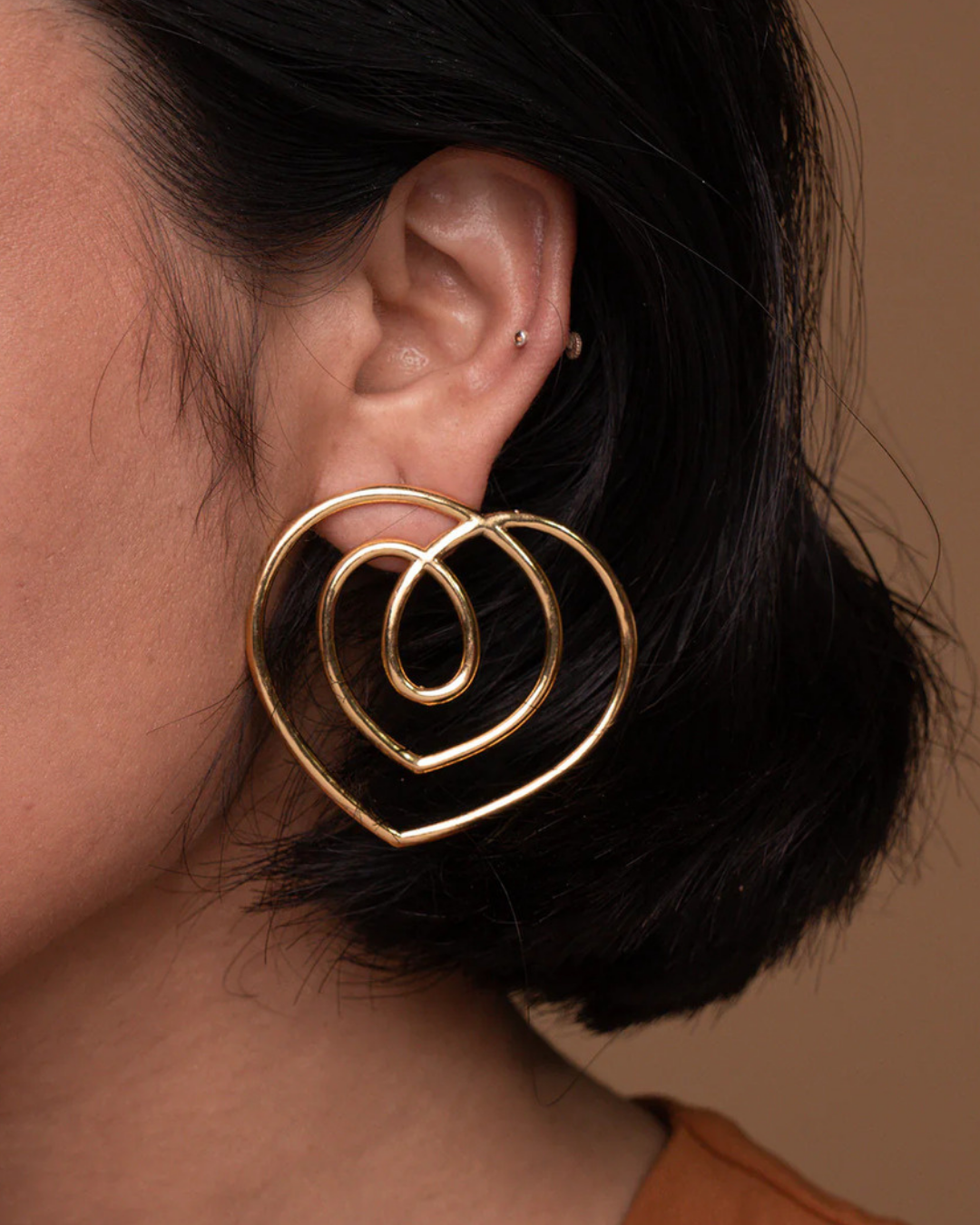 Beau Earrings Gold