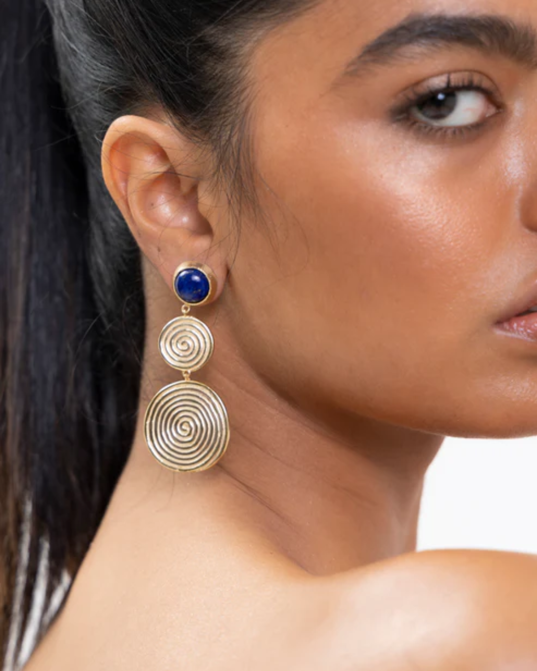 Nazca Earrings In Lapis Lazuli