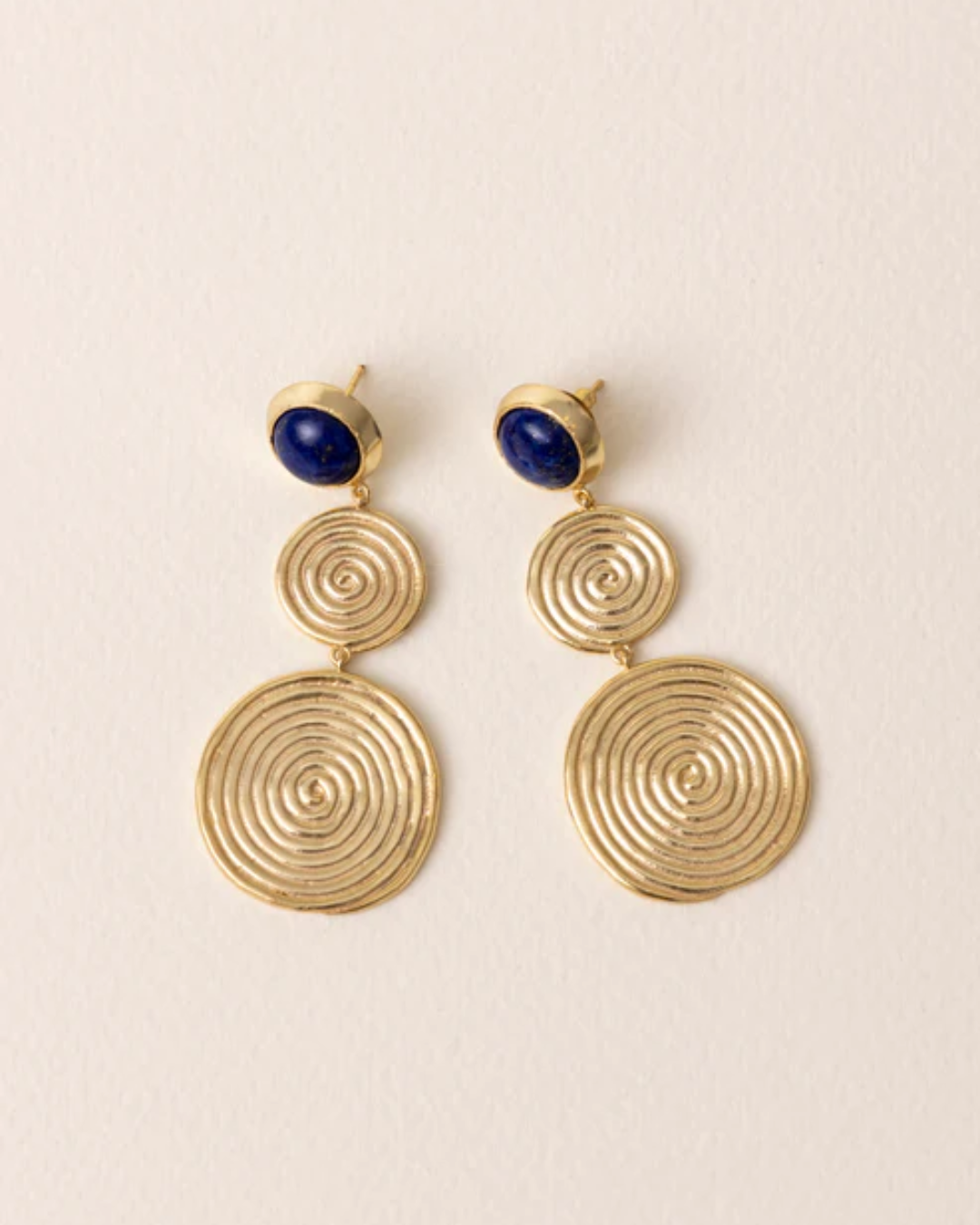 Nazca Earrings In Lapis Lazuli