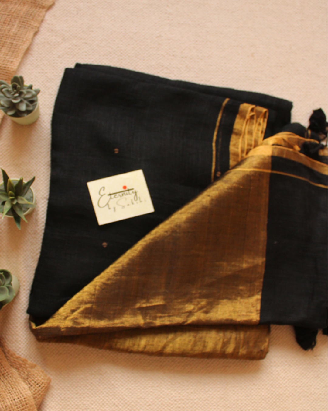 Black Raina Saree