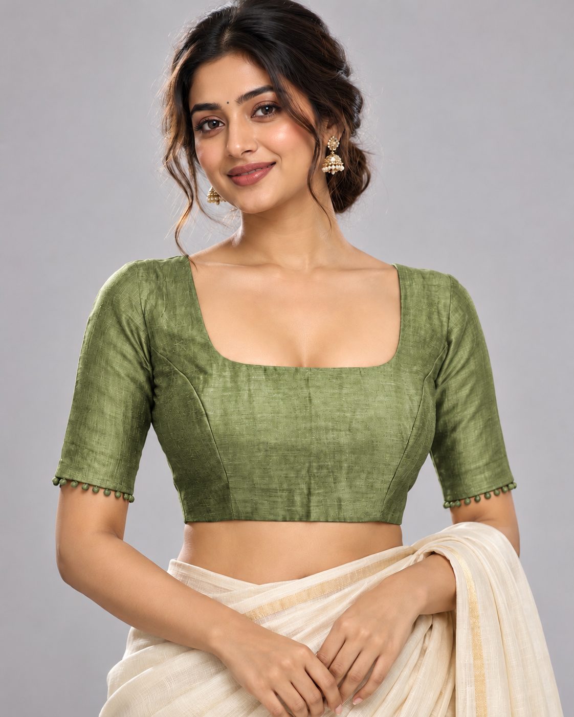 Vanya Sage Green Blouse