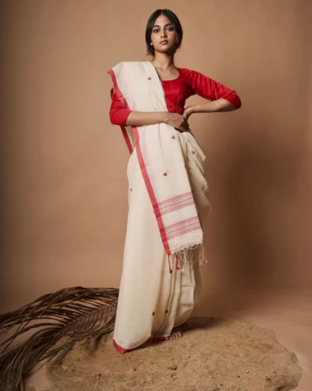 Alabaster Saree