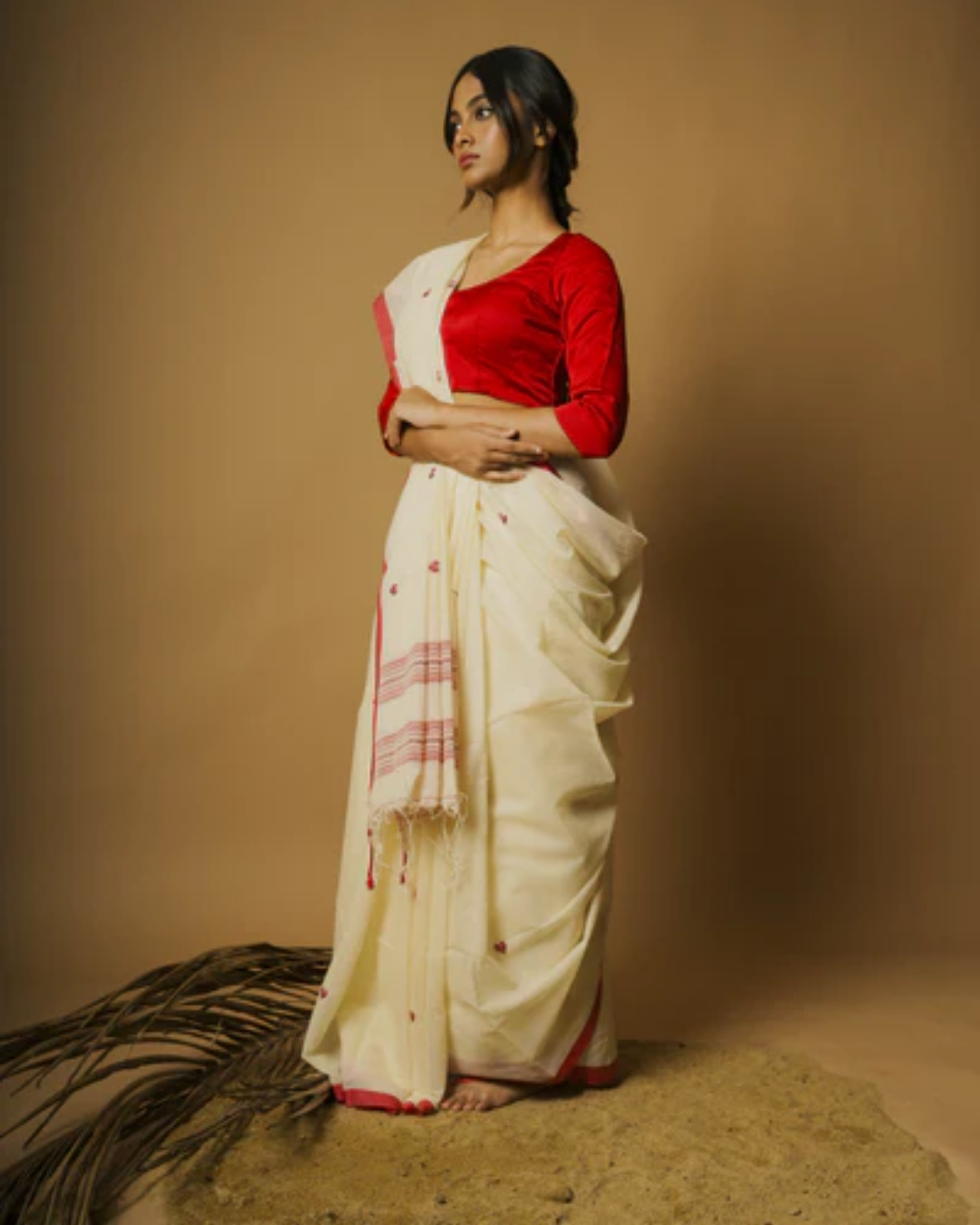 Alabaster Saree