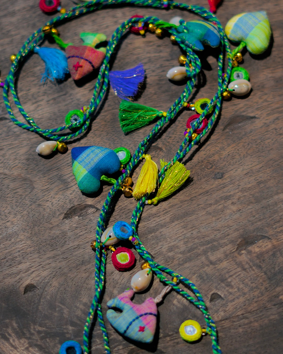 Two layer ghungroo hair braid