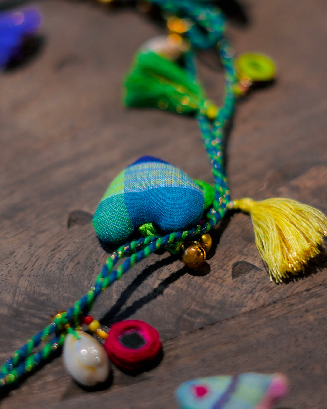 Two layer ghungroo hair braid