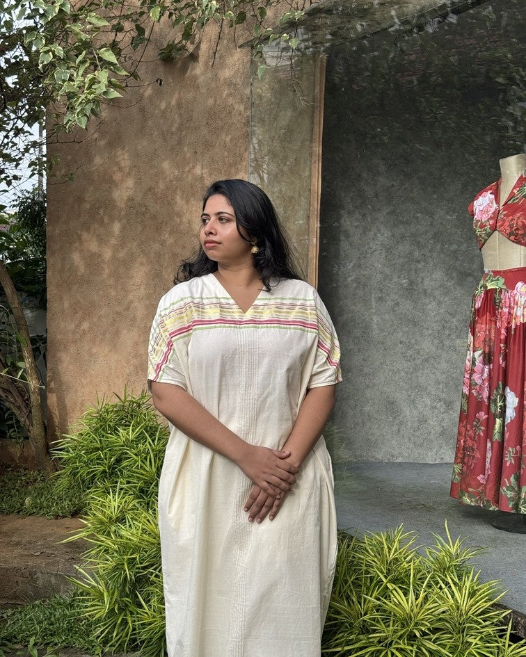 Raavya handloom cotton kaftan