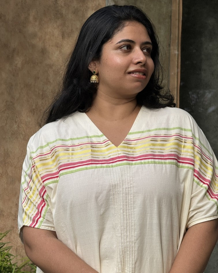 Raavya handloom cotton kaftan