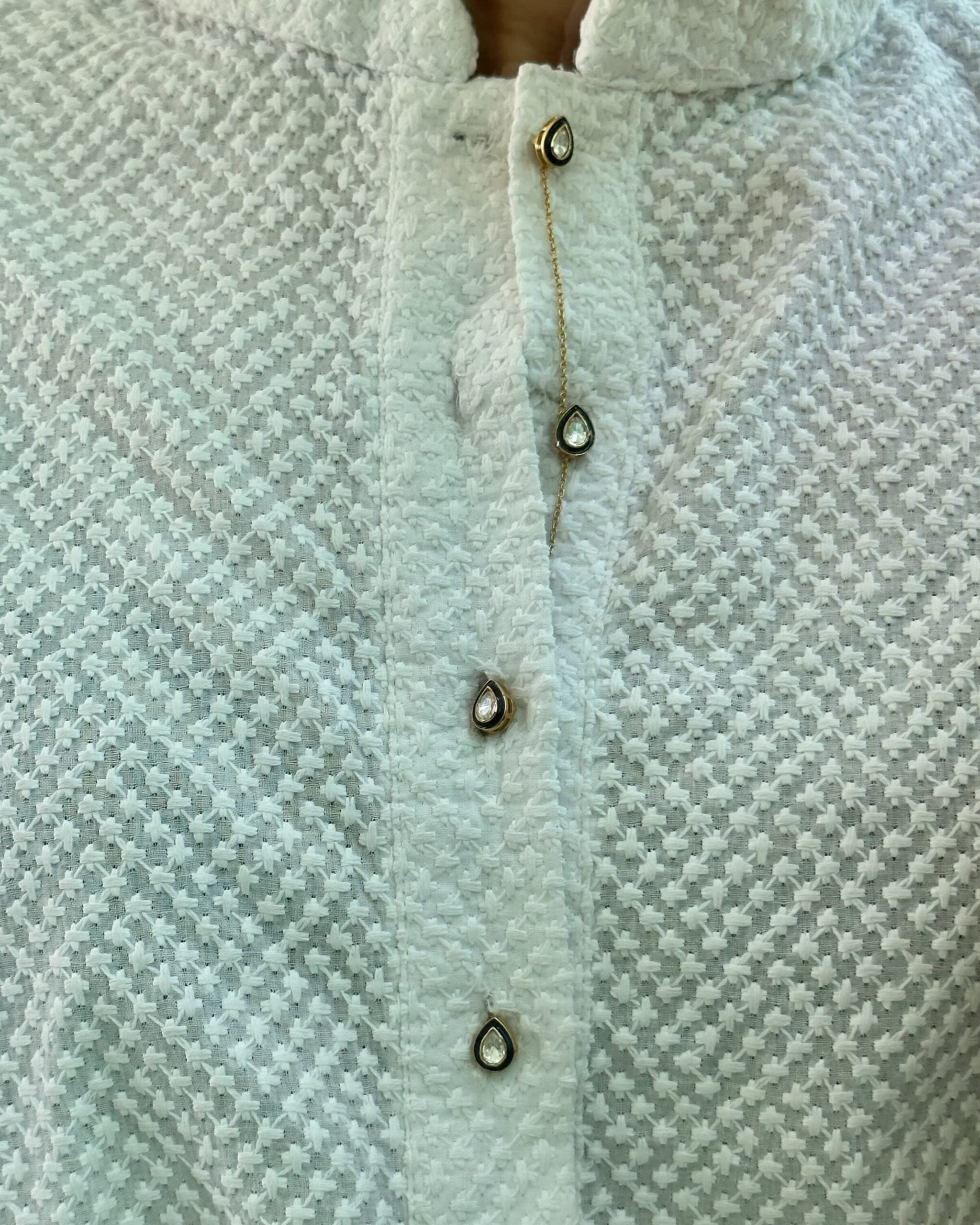 Mughal Polki Kurta Buttons