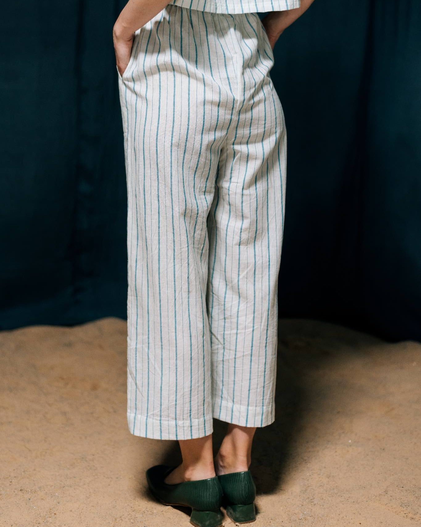 Mrinmoyee - Striped Culottes