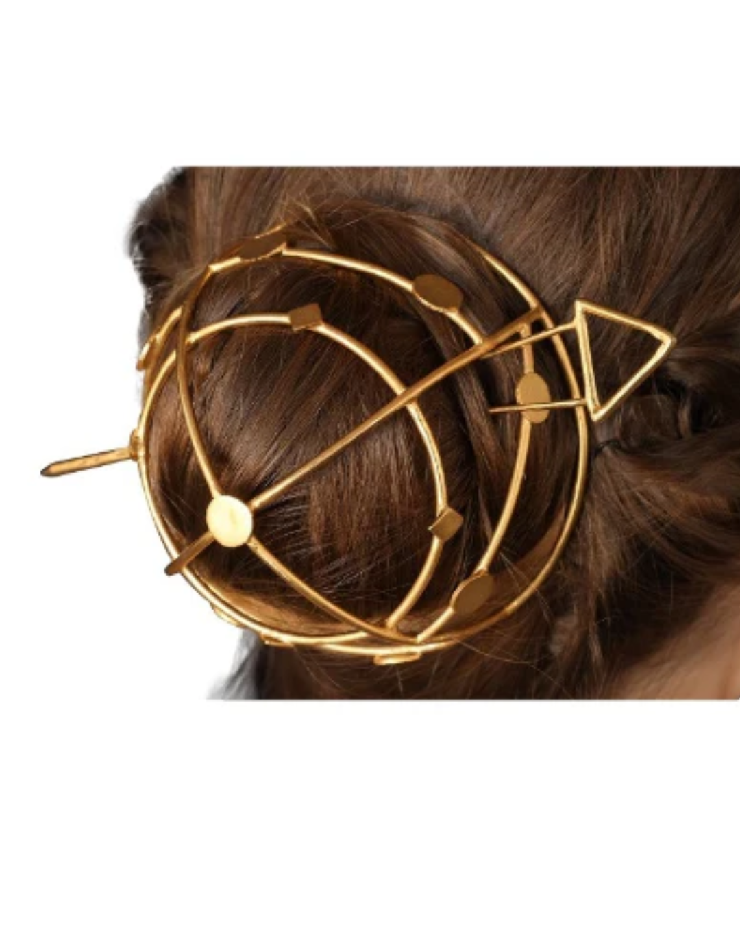 Diamond & Circles Hair Bun