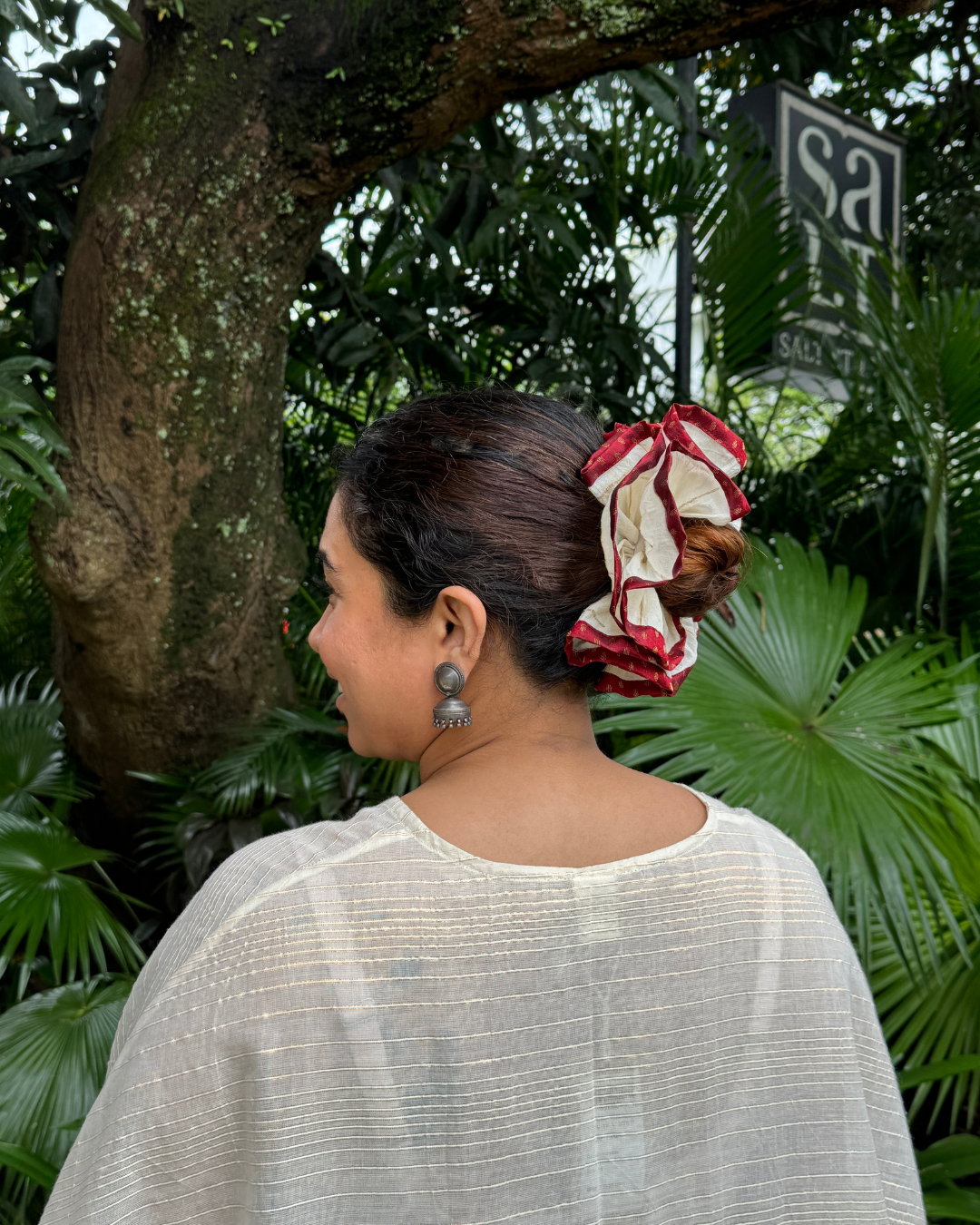 Handmade Cotton Hair Scrunchie