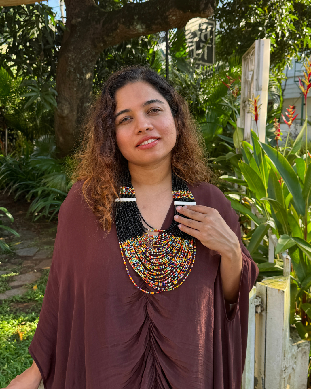 Goulu Black Layered Necklace