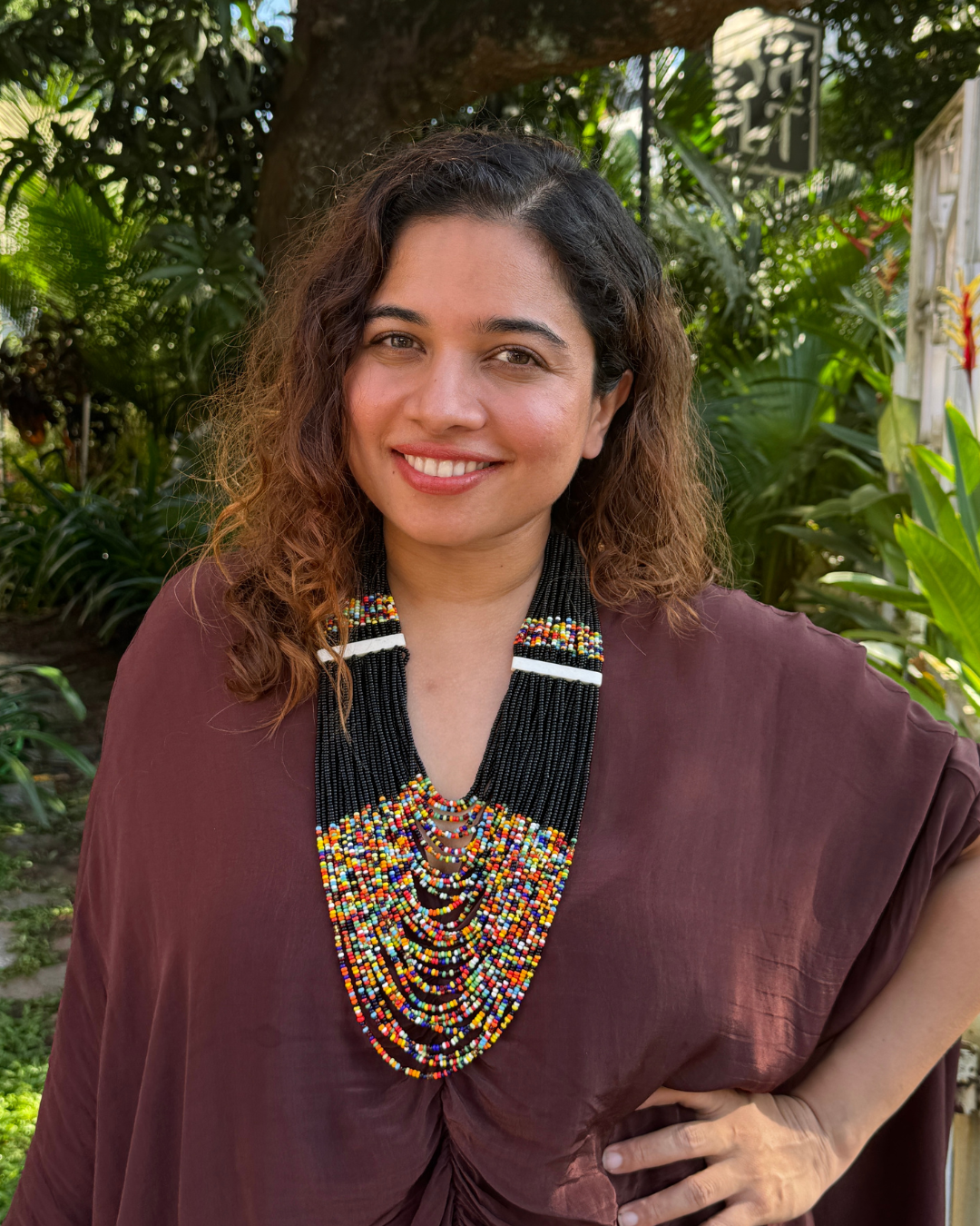 Goulu Black Layered Necklace