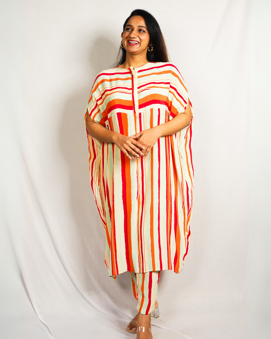 Striped Multicolor Kurta Set