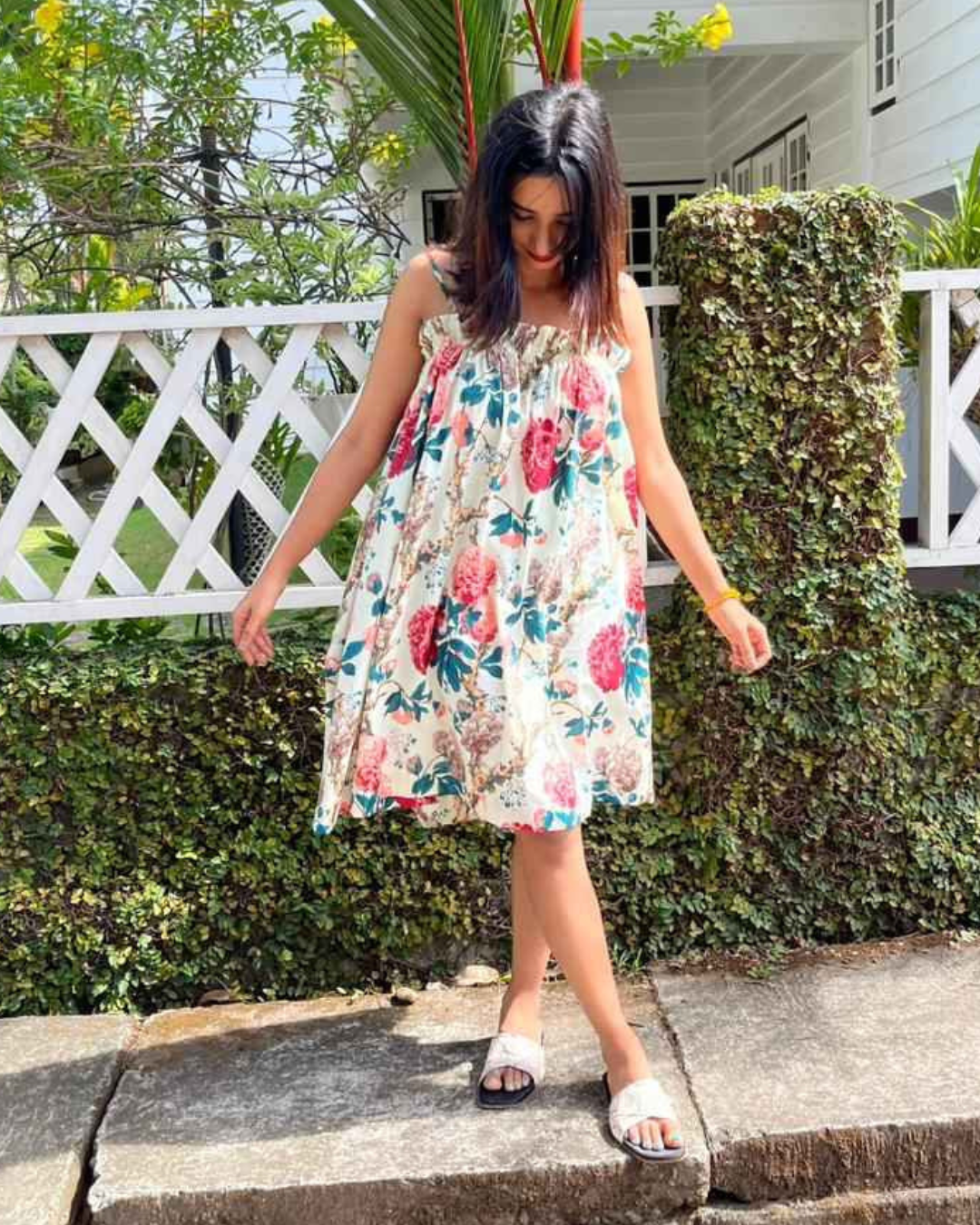 Floral Baby Midi Dress