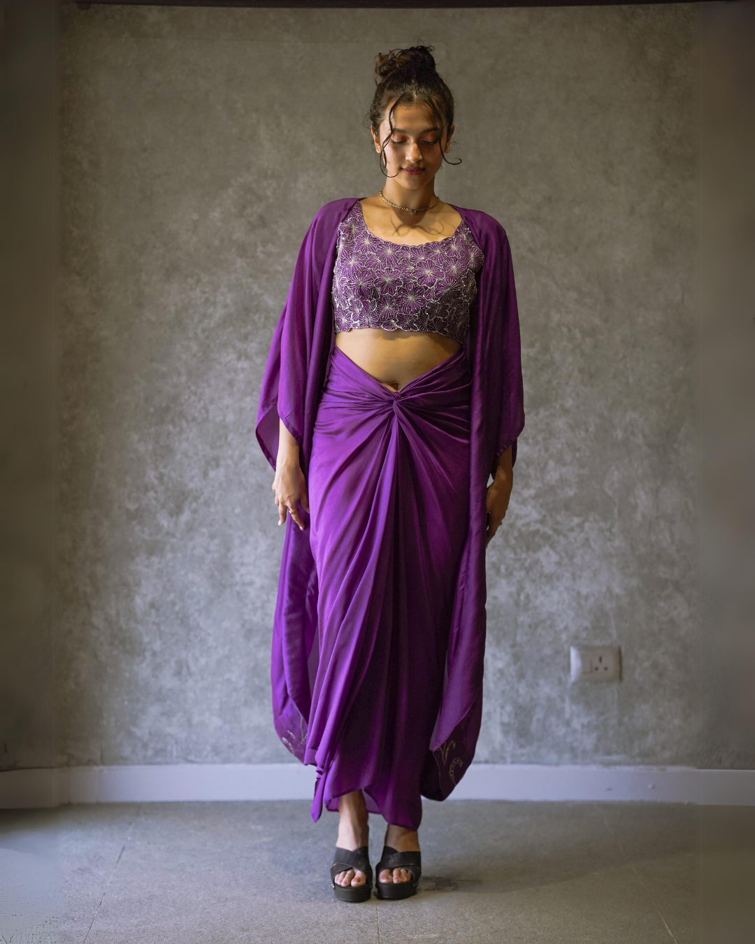 Jamun Zari Festive Set