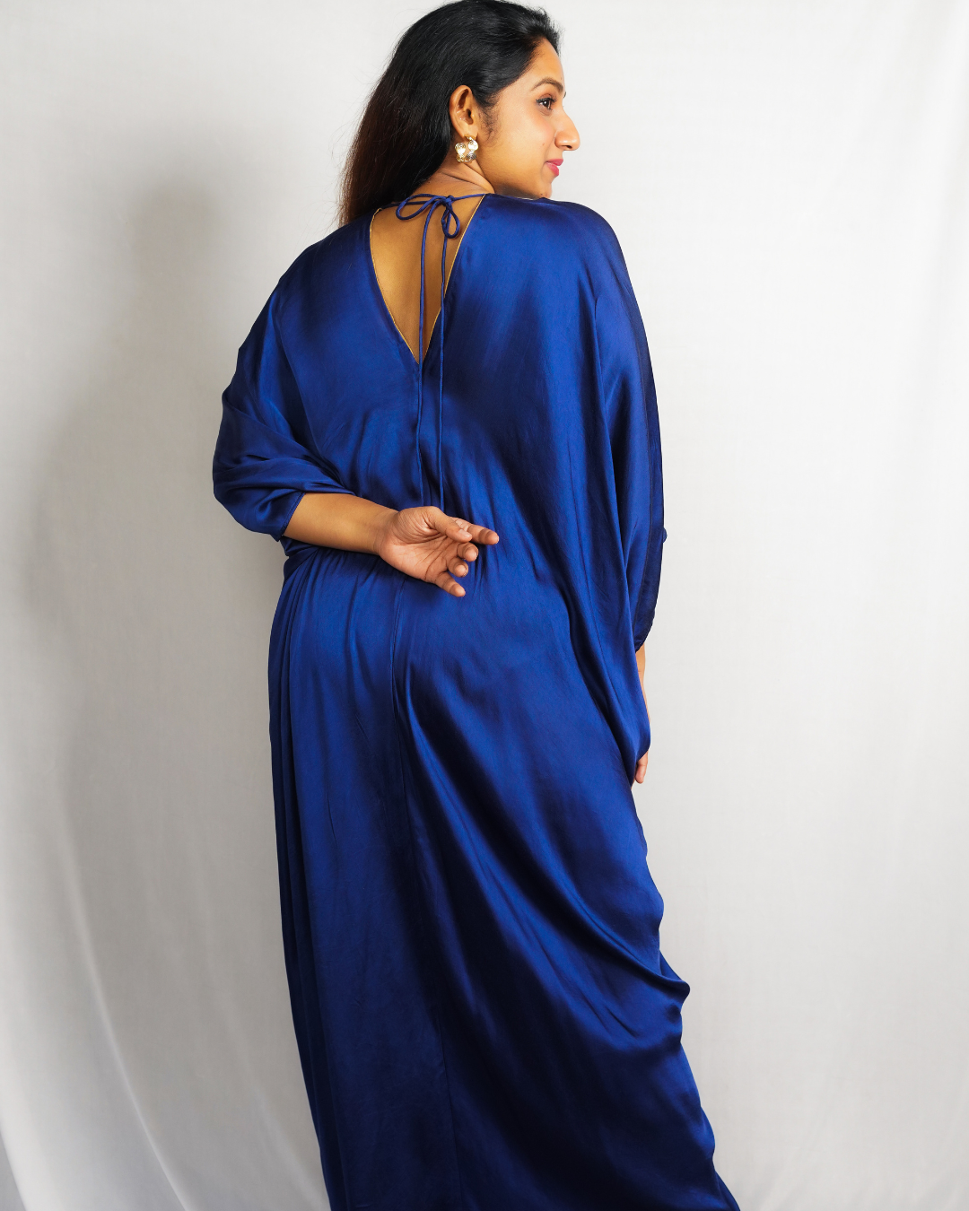 Blue Piping Kaftan