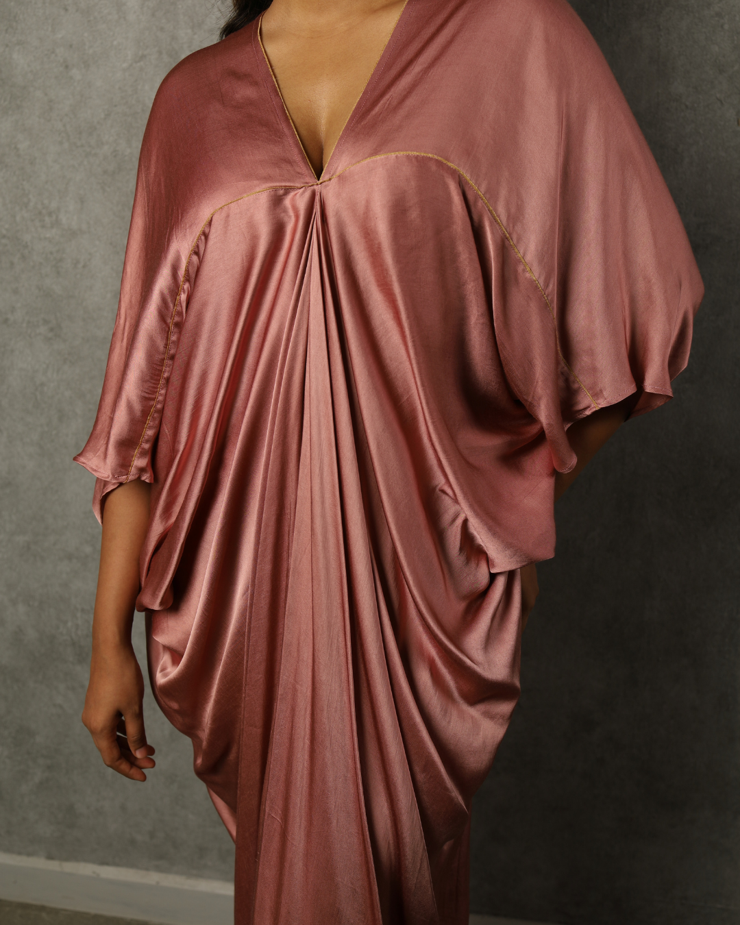 Pink Piping Kaftan