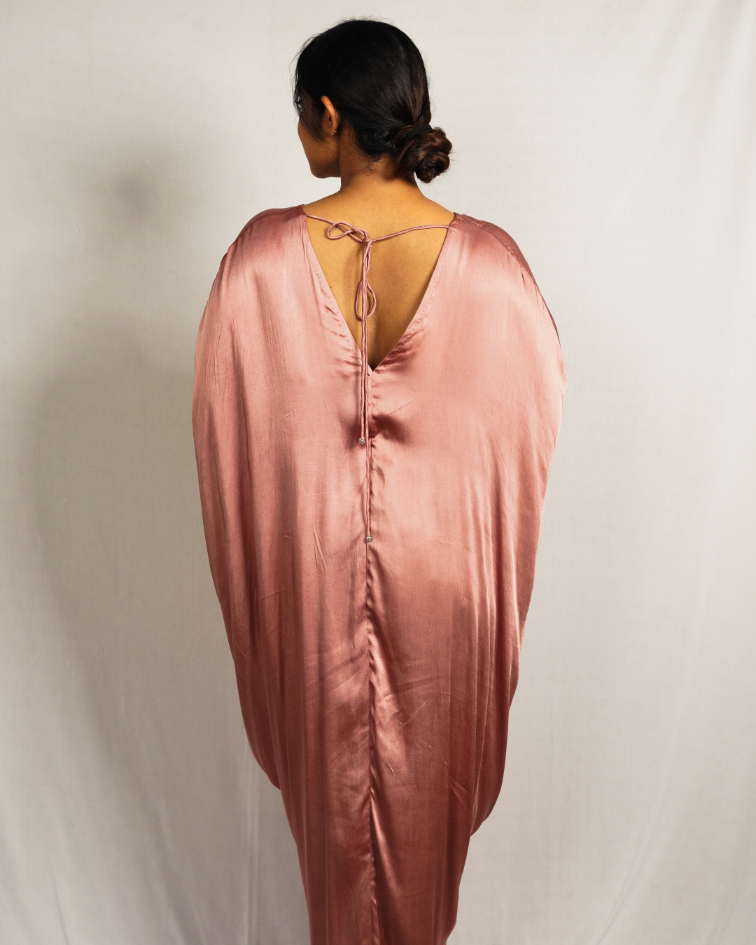 Pink Belted Kaftan