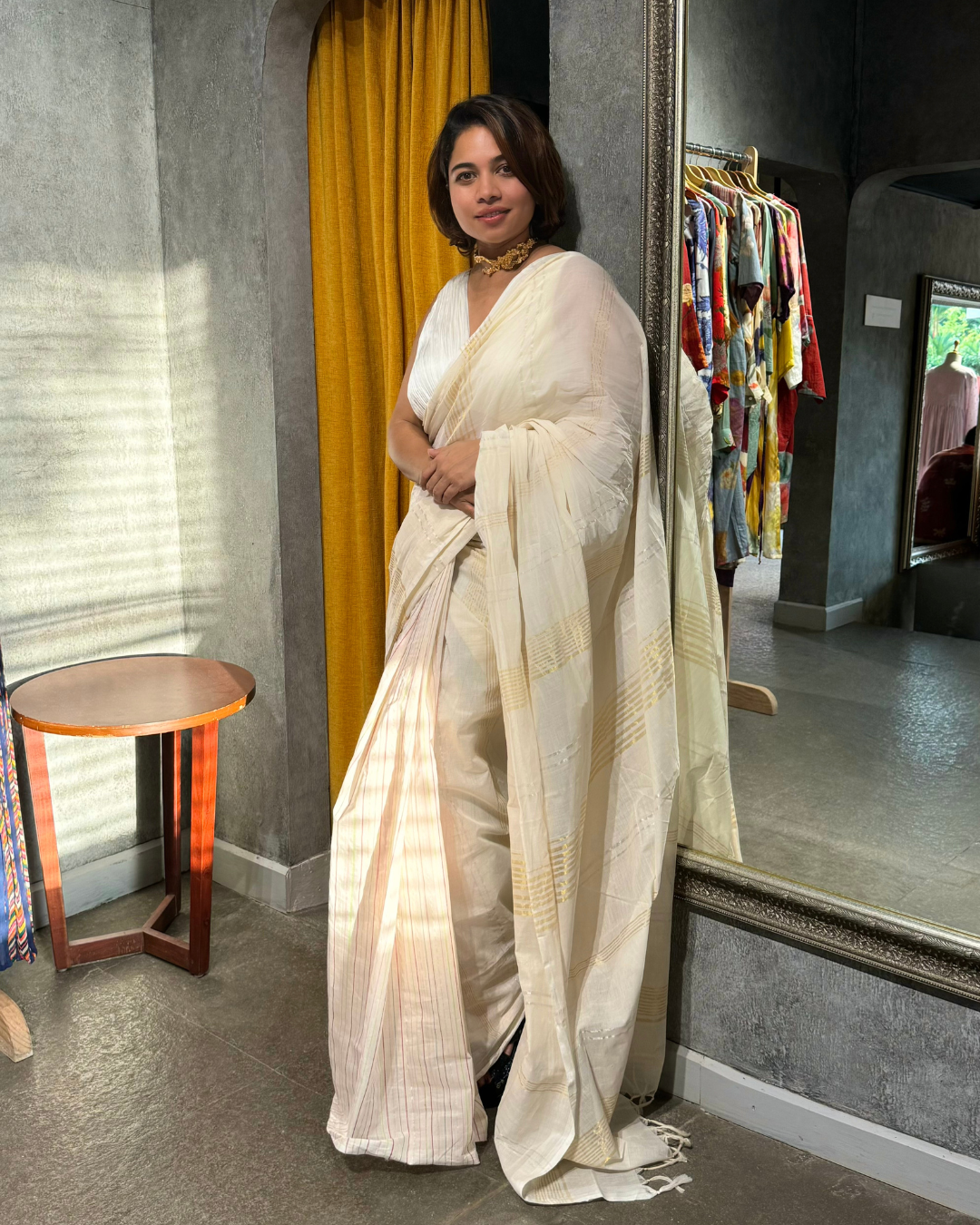 Malti | Two-way Style Kasavu Saree