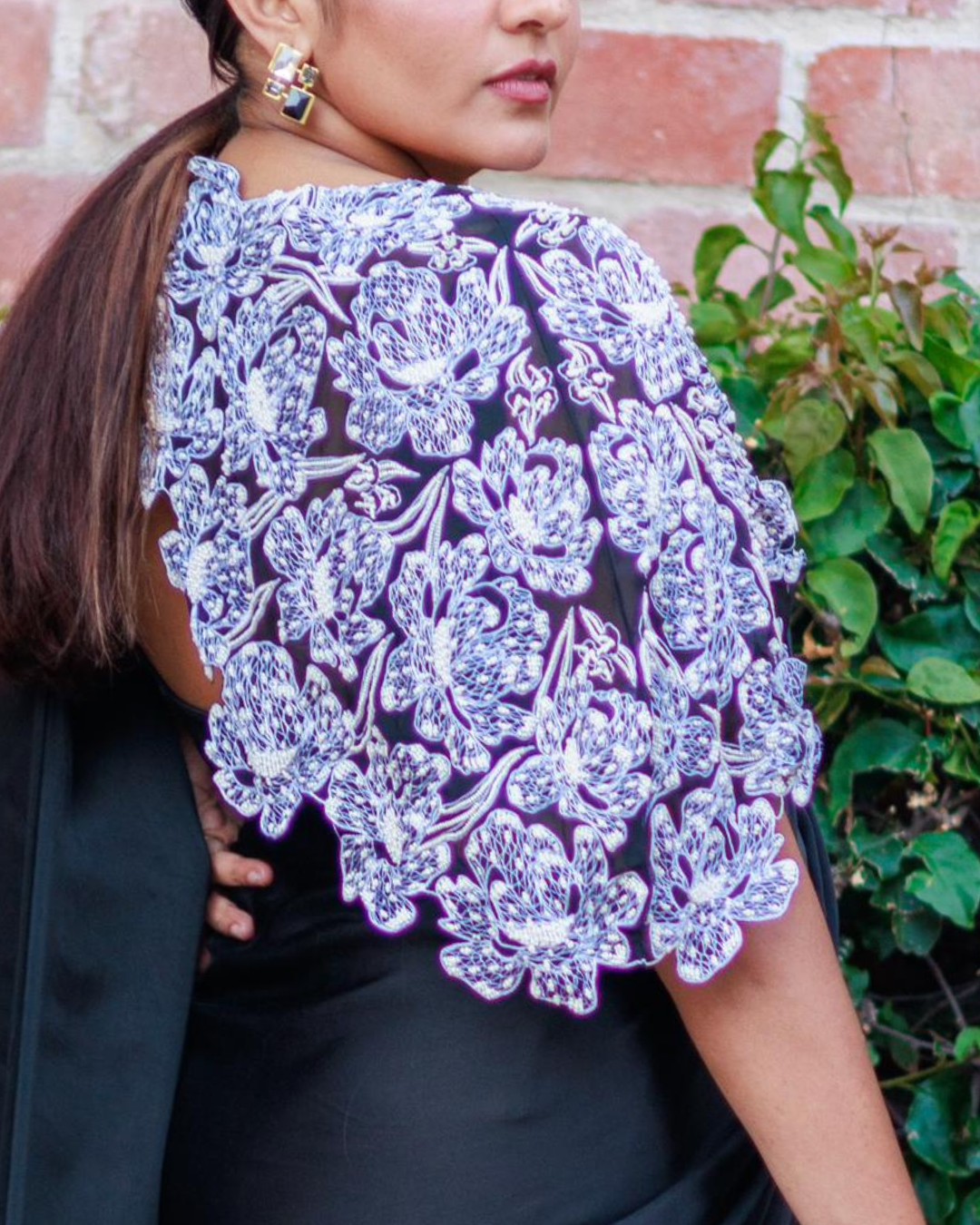 Midnight Bloom Cape