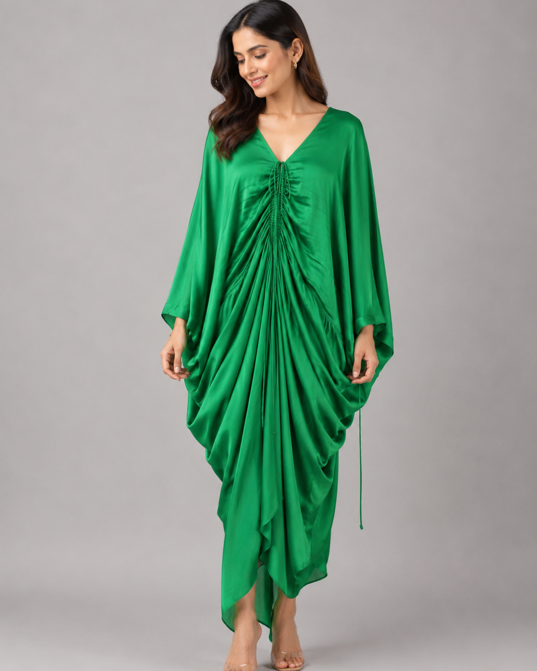 Ruched Tie - Up Kafta