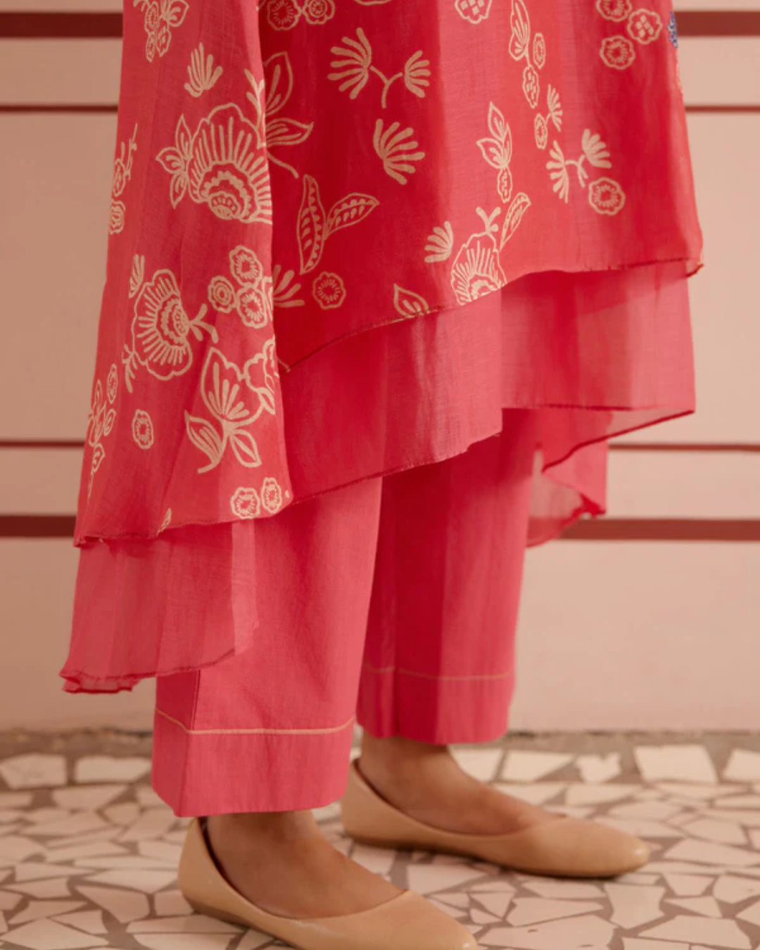 Rosewood Floral Kurta Set