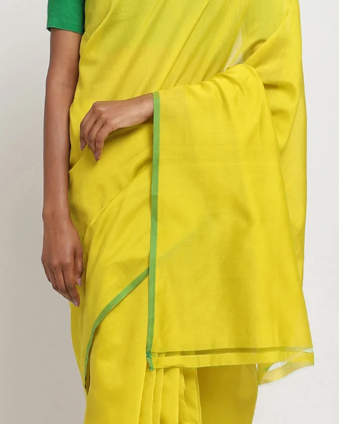 Yellow Sooti Saree