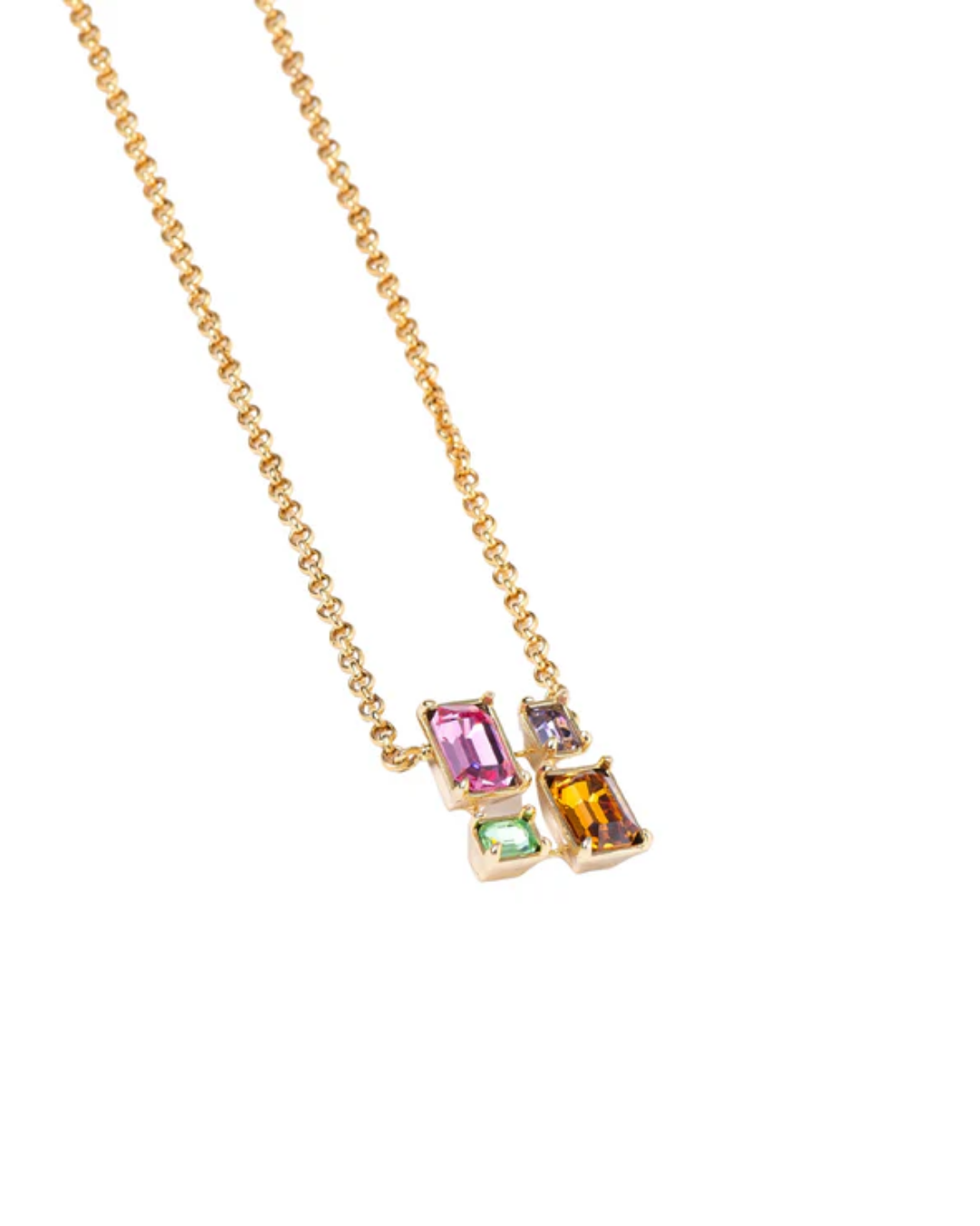 Infinitycrystal Signature Necklace - Multicoloure