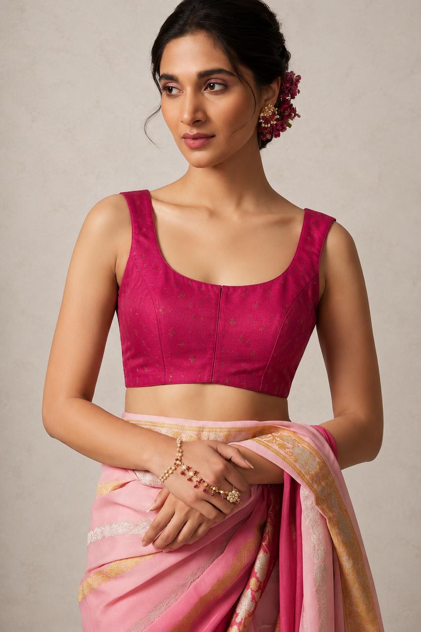 Baby pink blouse