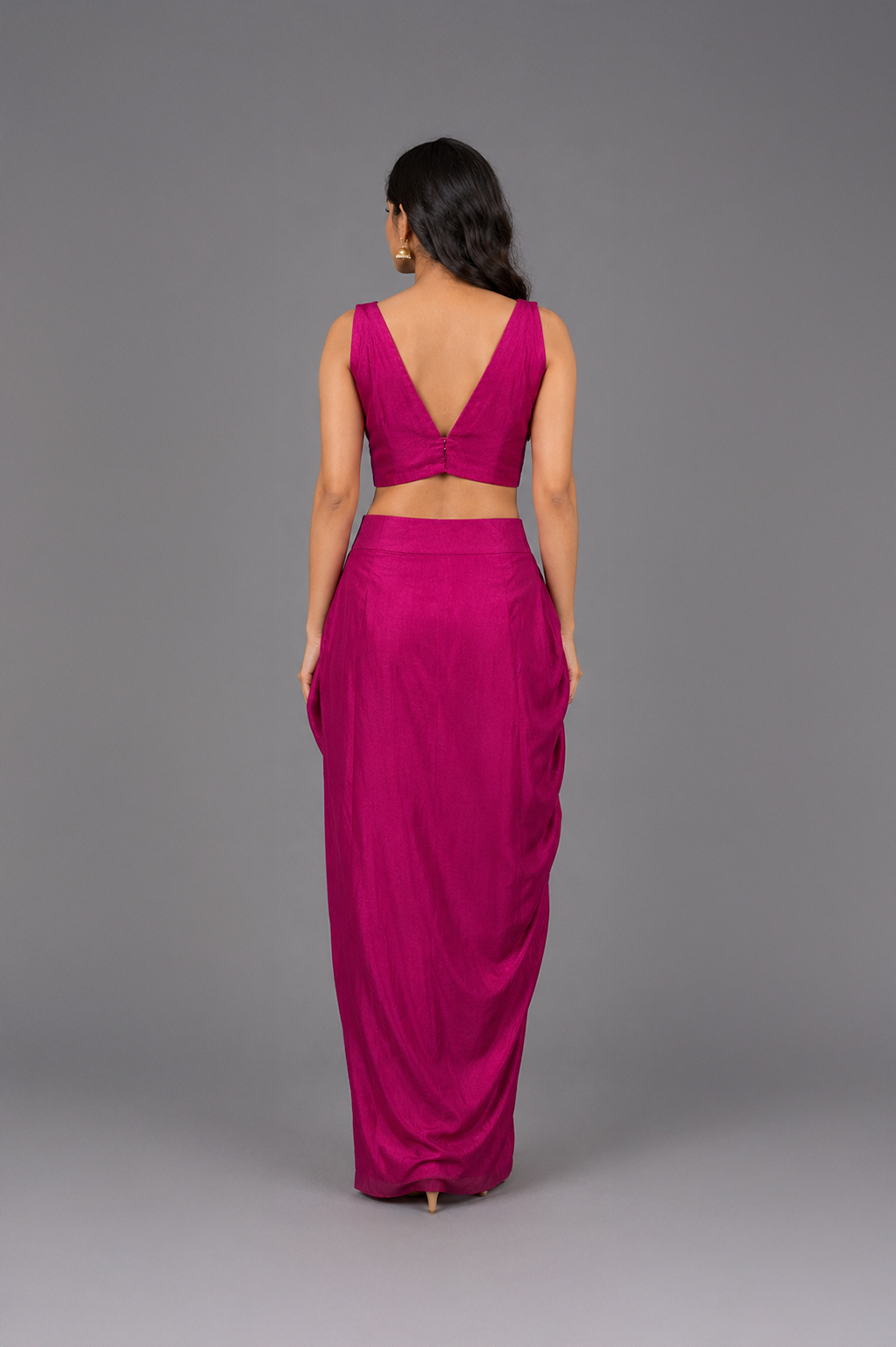 Draped skirt