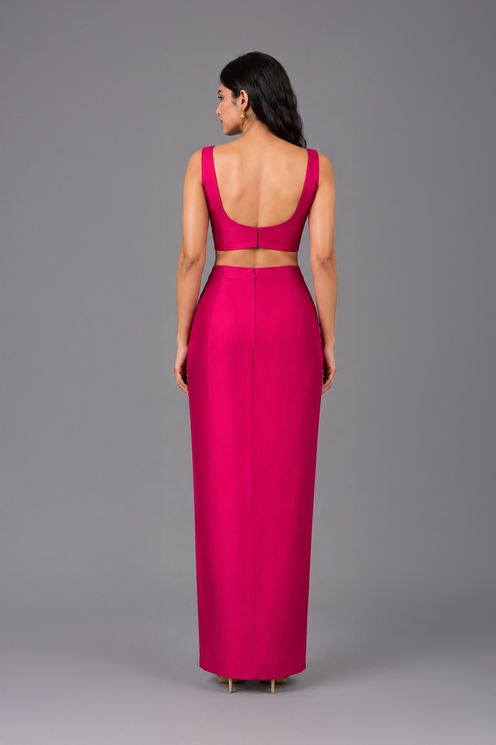 Pre draped skirt